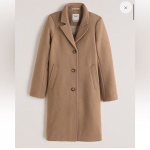 Abercrombie & Fitch Wool-blend Dad Coat